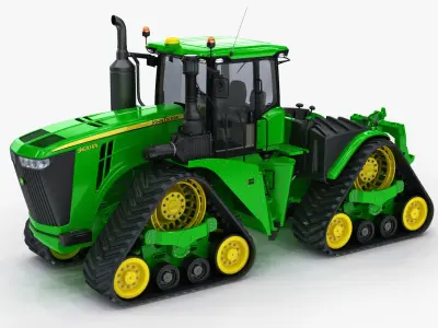 John Deere 9620 RX Tracked Power Tractor 3D model