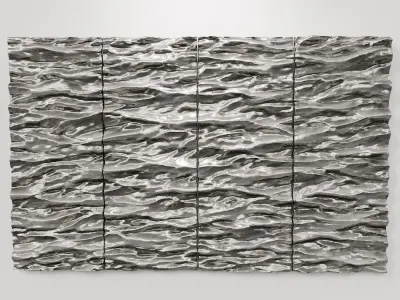 Simonallen Sculptor Seascape 4panels 3D model