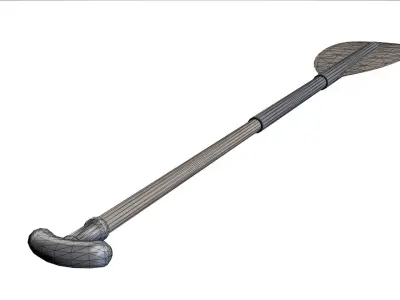 Boat Paddle Low-poly 3D model