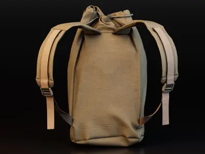 Realistic Travel Backpack 3D model