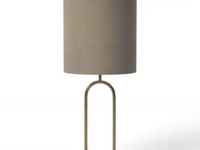 Jaymes Metal Table Lamp Antique Brass Low-poly 3D model