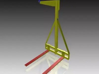 Adjustable Pallet Lifter Free 3D model