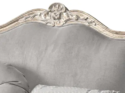 antique louis armchair art 245 3D model