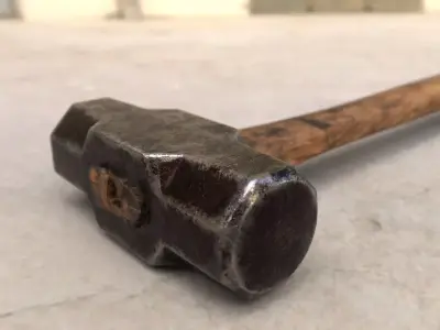  Old Sledgehammer 3d Mode Low-poly 3D model