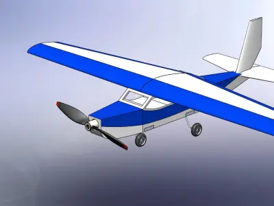 RC Aircraft Cad 3D model
