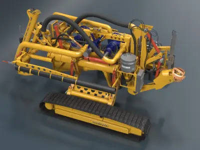 Arthropod 600 Subsea Pipeline Trencher 3D model