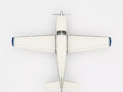 Beechcraft Bonanza G36 Low-poly 3D model