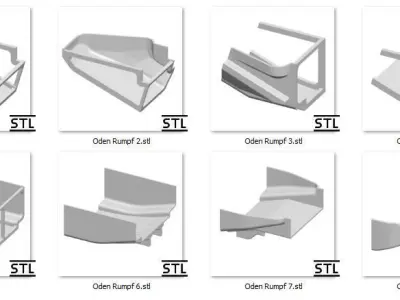 Hull for Oden icebreaker  vessel Schiffsmodell  Rumpf 3D print model
