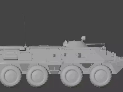 BTR-80 3D model