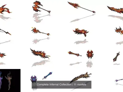 Complete Infernal Collection 3D Model Pack
