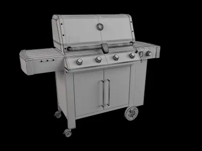 BBQ Genesis 2 Weber 3D Model 3D model