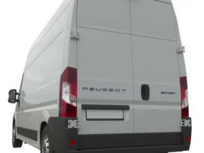 2024 Peugeot BOXER  L3H3 Detailed interior 3D model
