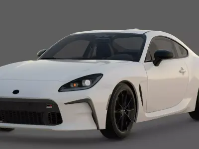 2022 Toyota GR86 3D Model  Lightweight Sports Coupe 3D model