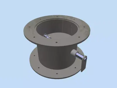 THE BUTTERFLY VALVE 3D model