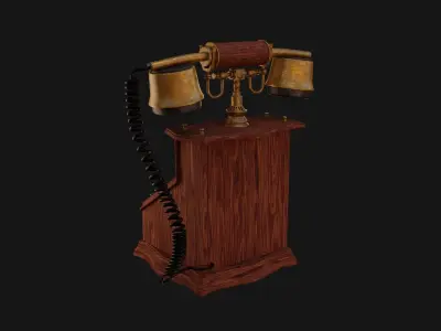 Old phone 3D model 3D model