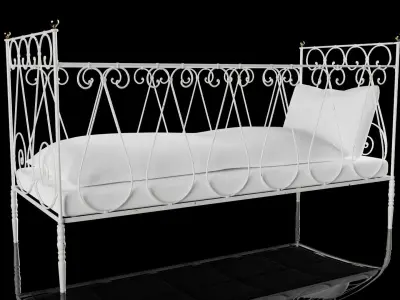 Antique Crib 3D model