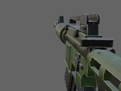 M16 Forest Camo 3D model