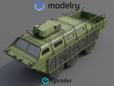Amphibious ATV 3D model