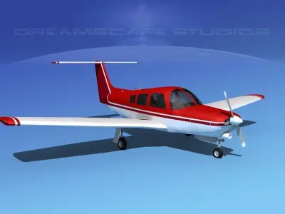 Piper Turbo Arrow III 3D model buy