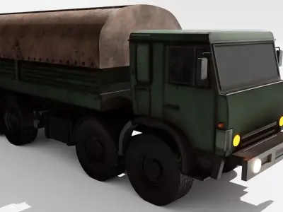 KAMAZ 53501 Russian Truck 3D model