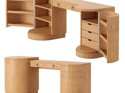 Axel Larsson Dressing Table by Bodafors Low-poly 3D model