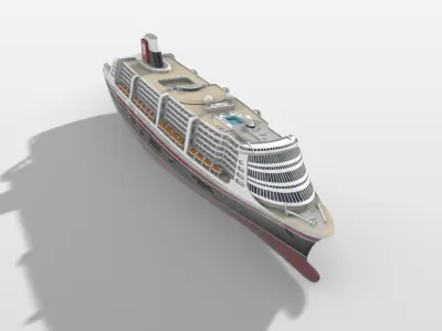 MS POSEIDON - Fictional cruise ship from the 2006 movie 3D print model
