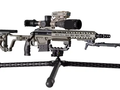 Victrix Pugio V 308 Win Low-poly 3D model