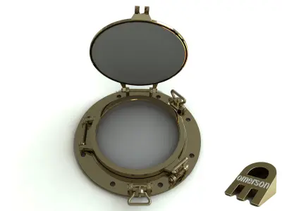PORTHOLE brass 3D model