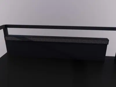 Floor fridge Low-poly 3D model