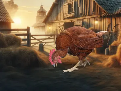 Farm Favorite 3D free Chicken The Egg Producer Low-poly 3D model
