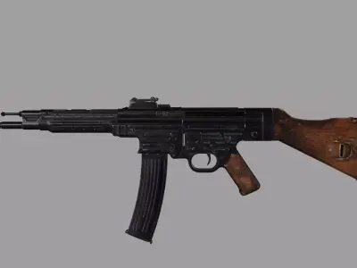 WWII StG 44 Low-poly 3D model
