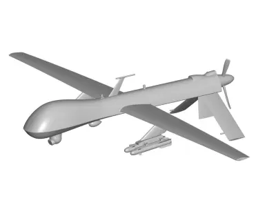 MQ-1 Predator 3D model purchase