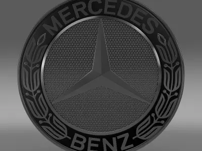Mercedes-Benz logo 3D model