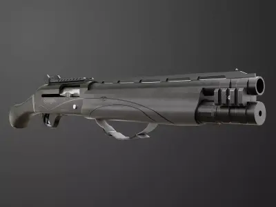 Remington V3 Tac-13  Low-poly 3D model
