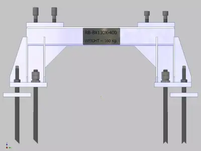 26370-ROBOT BASE BX130X-400 3D model