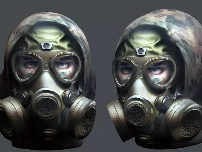 Helmet 3d model military combat Military  Low-poly 3D model order