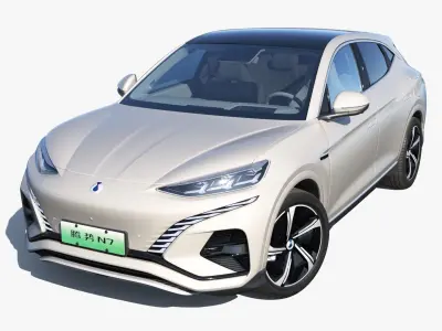 2023 BYD Denza N7 EV  3D model