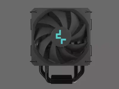 CPU Tower Fan PBR Low-poly 3D model