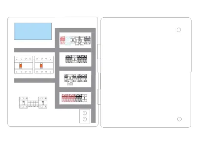 2D electricity box 3D model