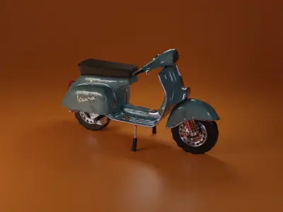 Vespa Antiga 3D model