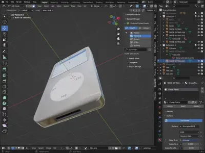 Ipod classic Low-poly 3D model