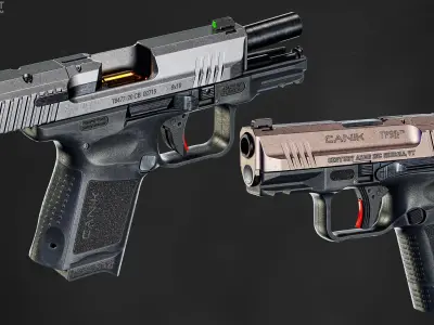 Canik TP9 Elite SC  Low-poly 3D model