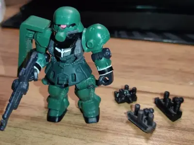 Mobile Suit Gundam Ensemble Gashapon Back VerA 3D print model