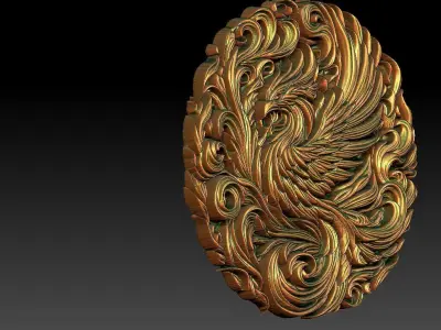 3 phoenix CNC Relief Model 3D print model