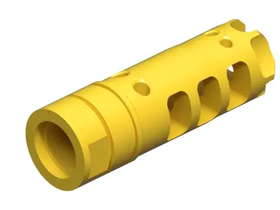 Muzzle Brake Lantac Dragon 3D model