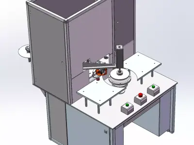 Plastic gift box sealing machine 3D model
