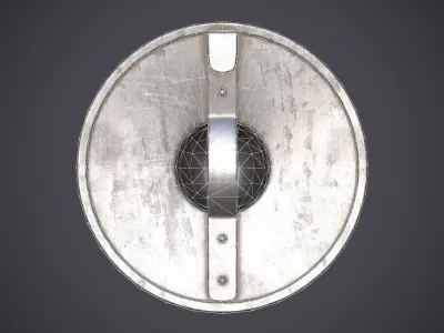 Medieval Shields Low-poly 3D model