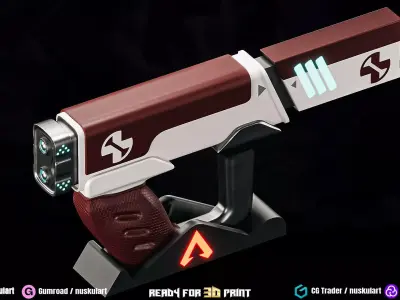 Apex Legends Health Injector  Multi Part 3D Printing 3D print model