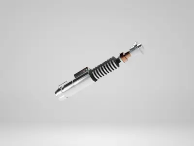 Luke Skywalker Lightsaber 3D model purchase