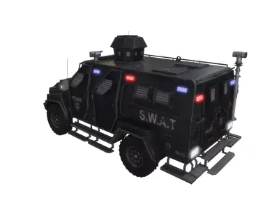 Military car Low-poly 3D model by aryaparipunjab